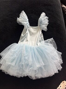 Light Blue Tulle Ballet Costume Dress for Kids - Brand Unspecified